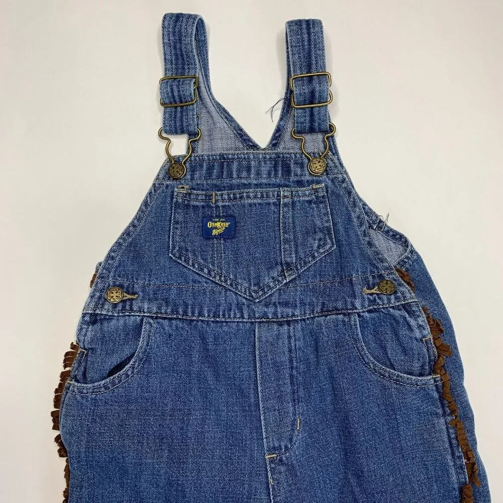 Oshkosh B'gosh Vestbak Size 24M Pants Overalls Cowboy Western Style Denim Jeans - Picture 4 of 12